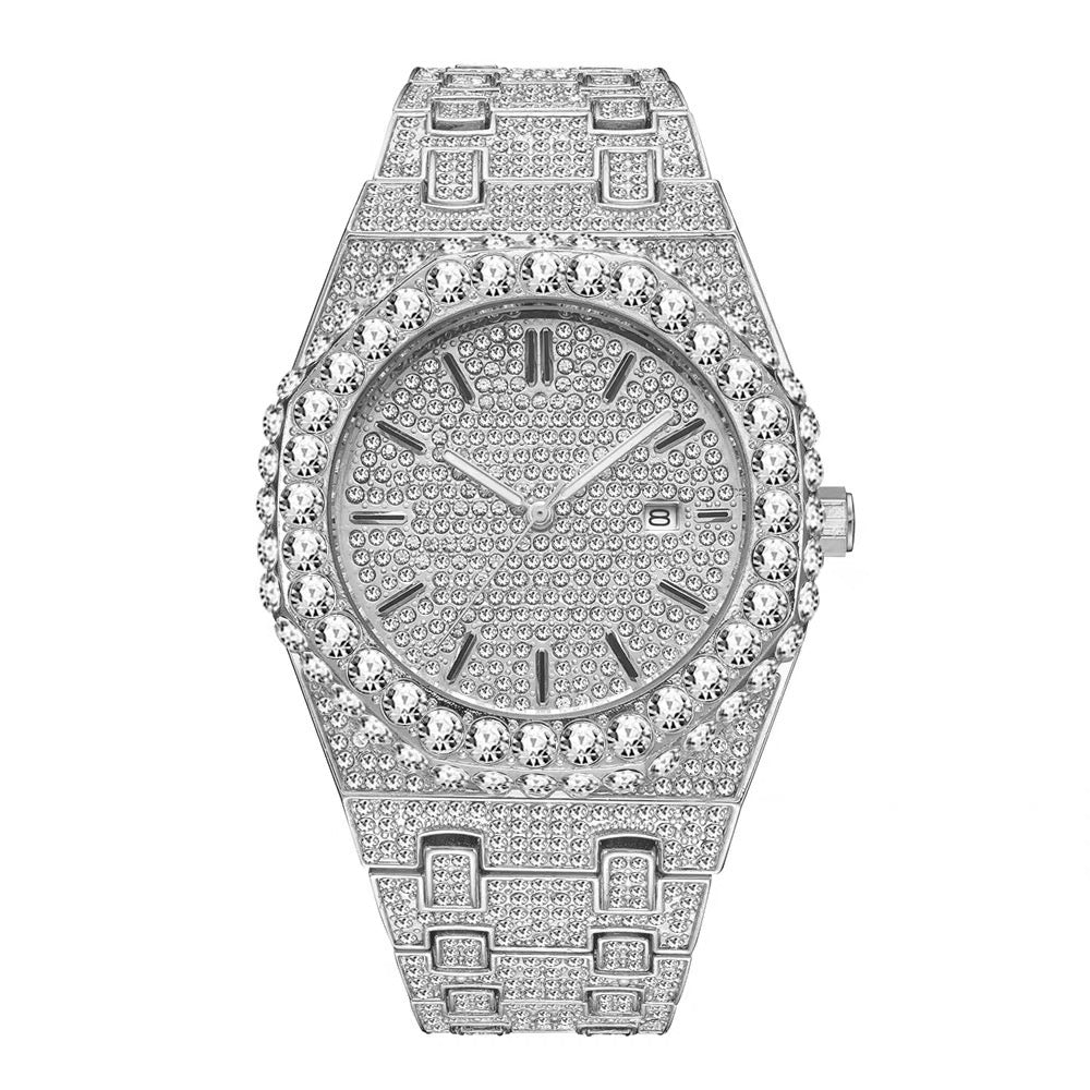 ICED OUT SILVER STICK DIAL