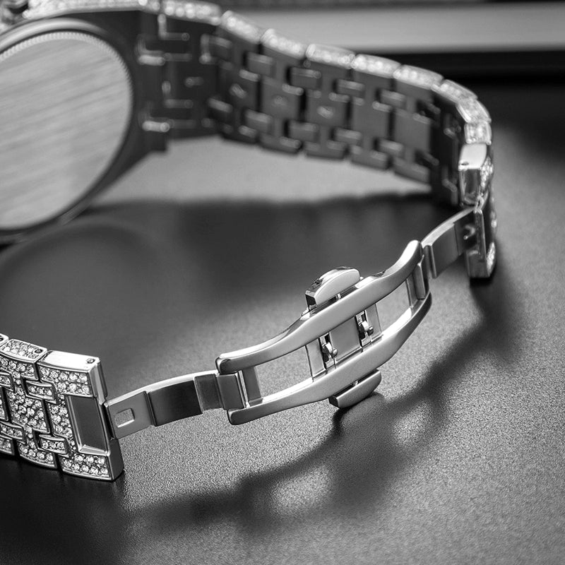ICED OUT SILVER STICK DIAL