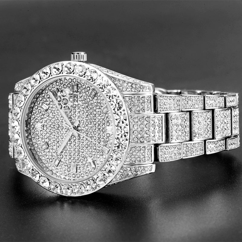 ICED OUT SILVER STICK DIAL