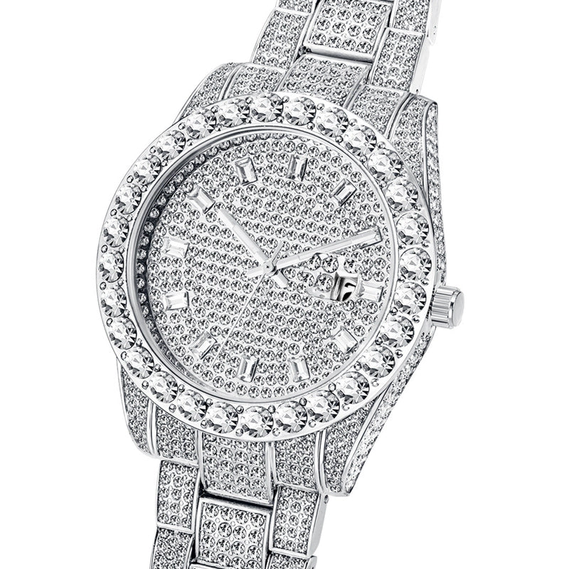ICED OUT SILVER STICK DIAL
