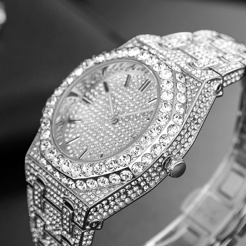 ICED OUT SILVER STICK DIAL