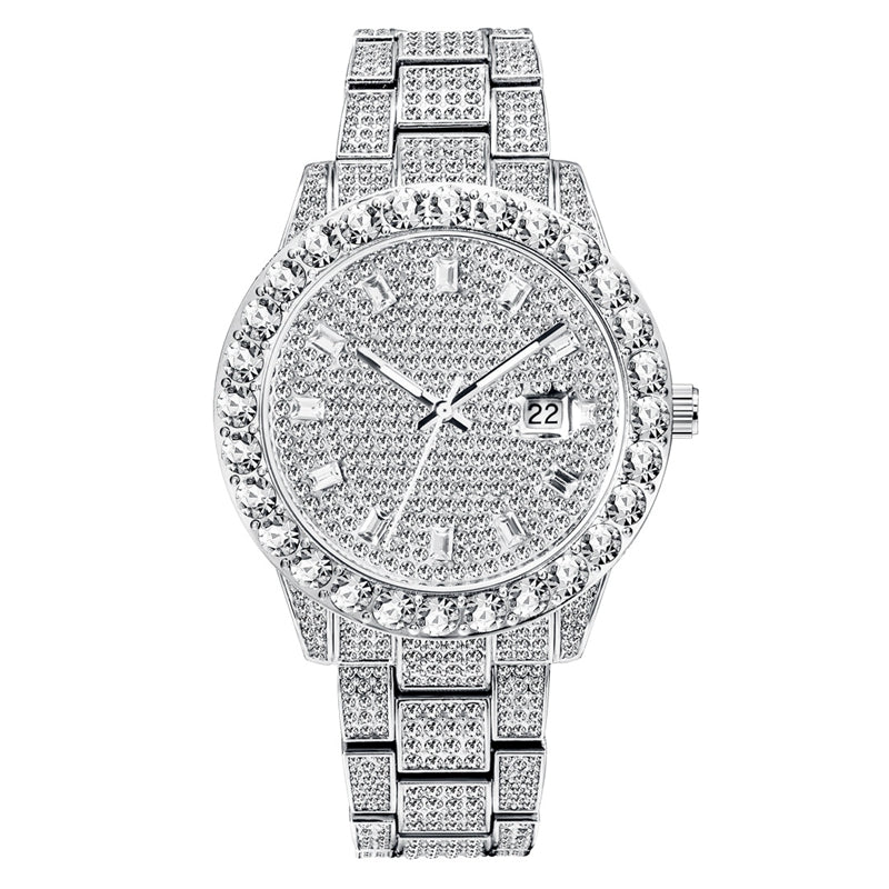 ICED OUT SILVER STICK DIAL
