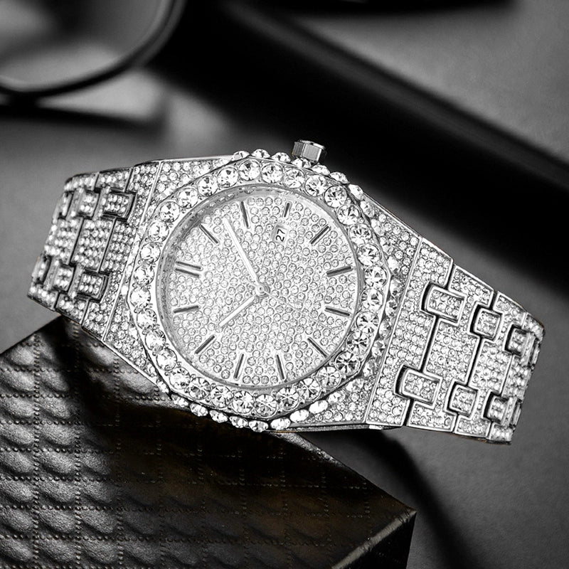 ICED OUT SILVER STICK DIAL