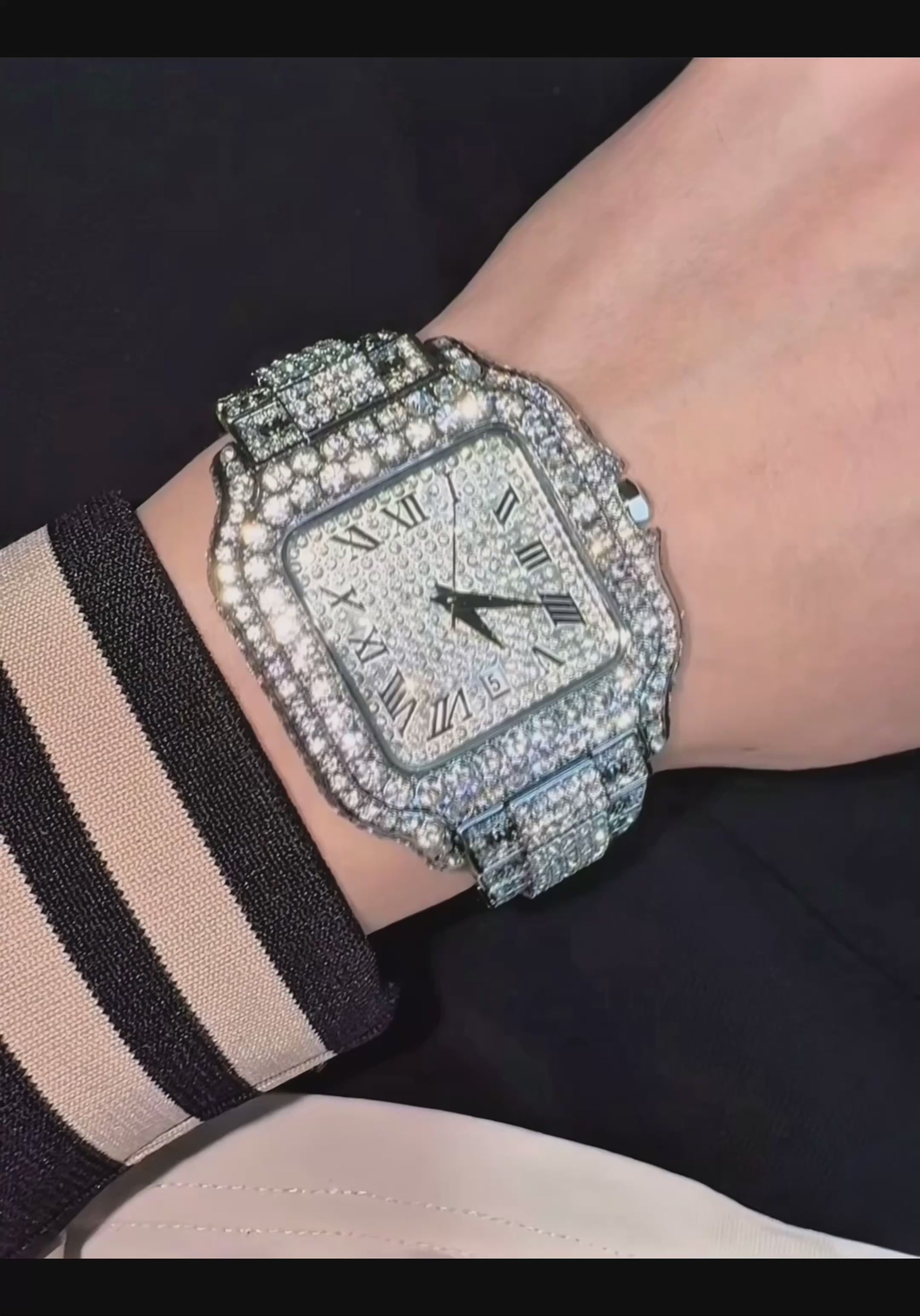 ICED OUT SQUARE DIAL
